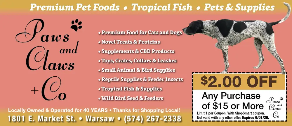 Paws and Claws Co – Pet Supplies in Warsaw, Indiana