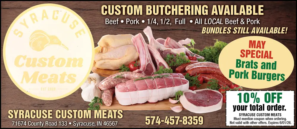Custom Butchering and Local Meats in Syracuse, Indiana