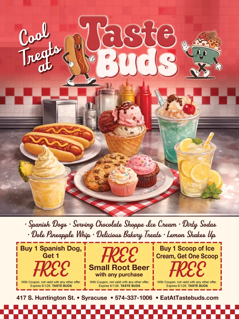 Ice Cream, Spanish Dogs & Treats in Syracuse, Indiana