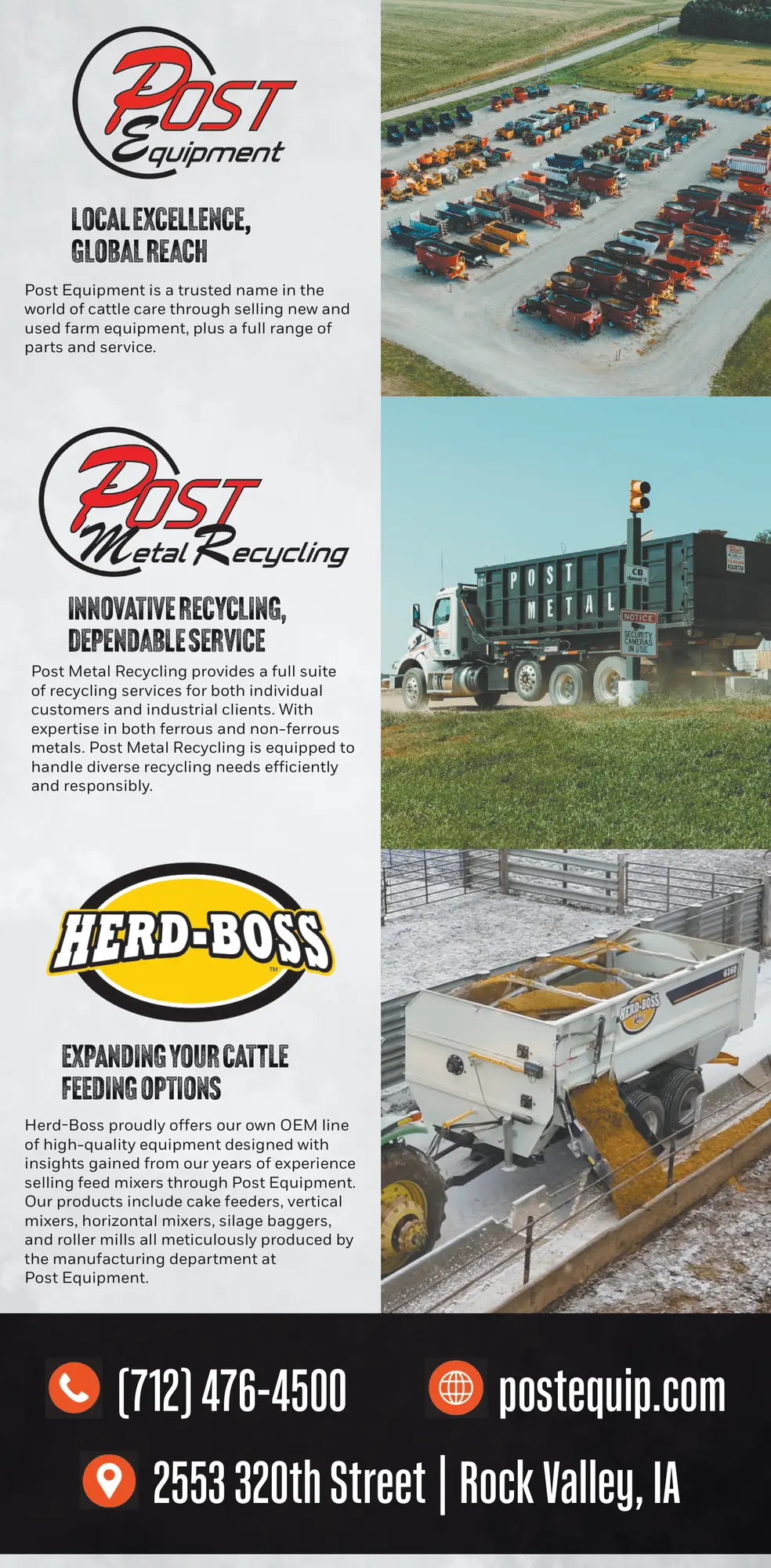 Farm Equipment & Recycling in Rock Valley, IA