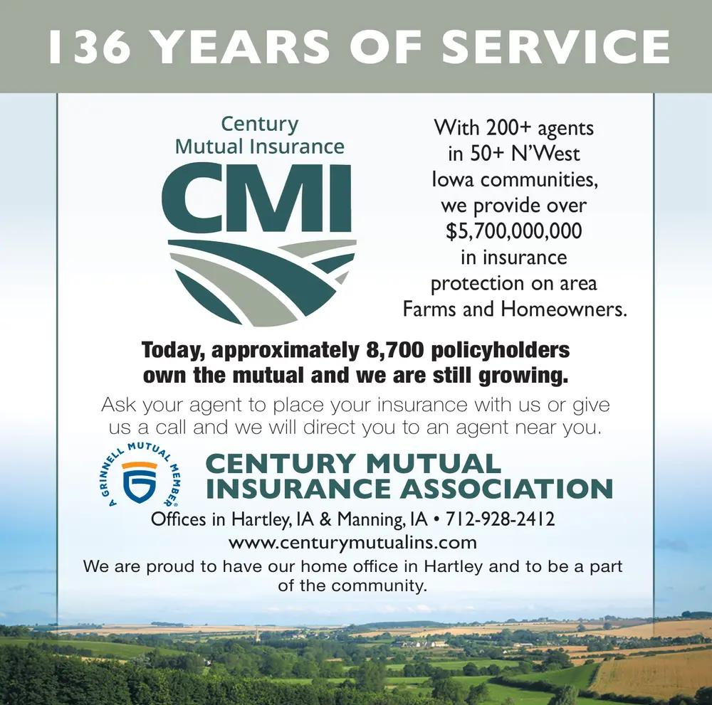 Century Mutual Insurance Association – Hartley, IA