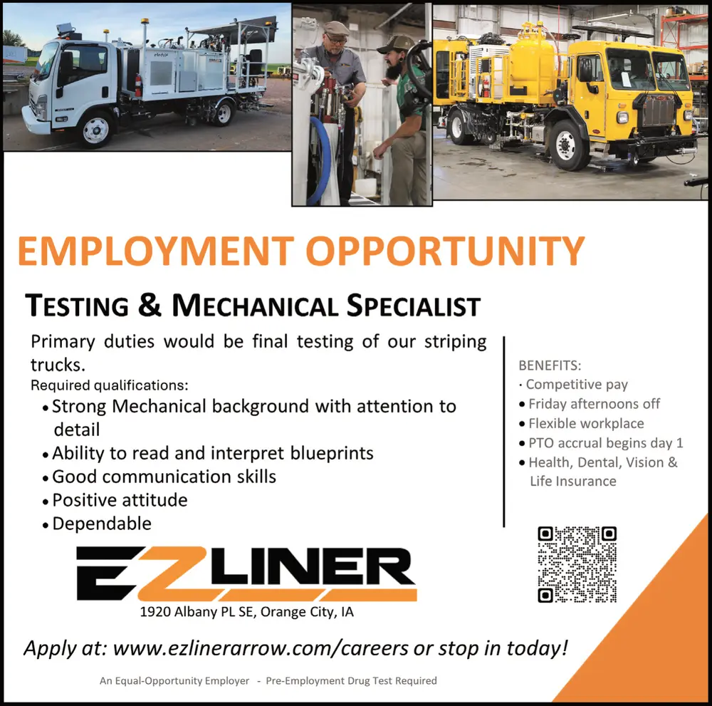 EZ Liner Careers and Mechanical Jobs in Orange City, IA