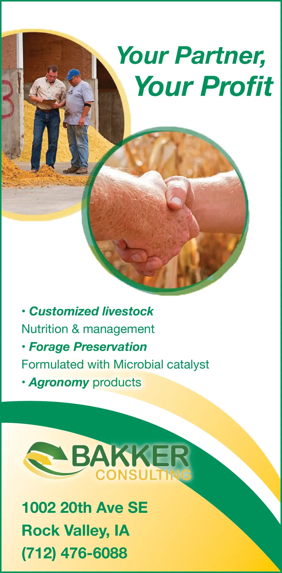 Livestock Nutrition & Agronomy Services in Rock Valley, IA