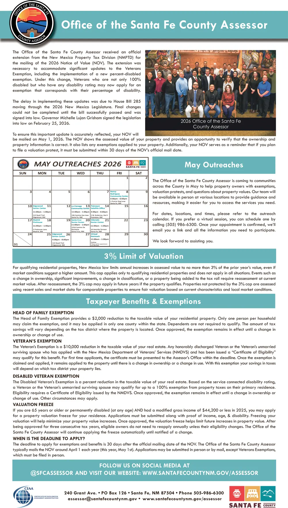 Property Tax Assessment Services in Santa Fe, New Mexico