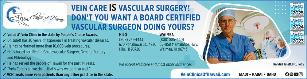 Vein Clinics of Hawaii – Board Certified Vascular Surgery in Hilo, HI
