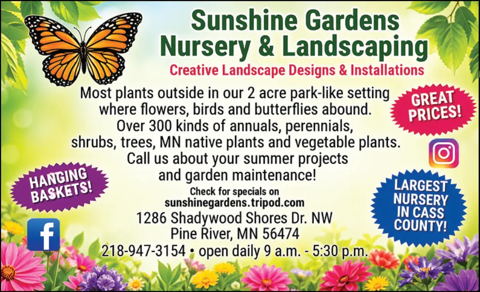 Nursery & Landscaping Services in Pine River, MN