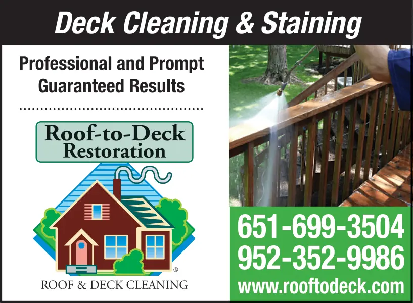 Deck Cleaning and Staining Services in Central Minnesota