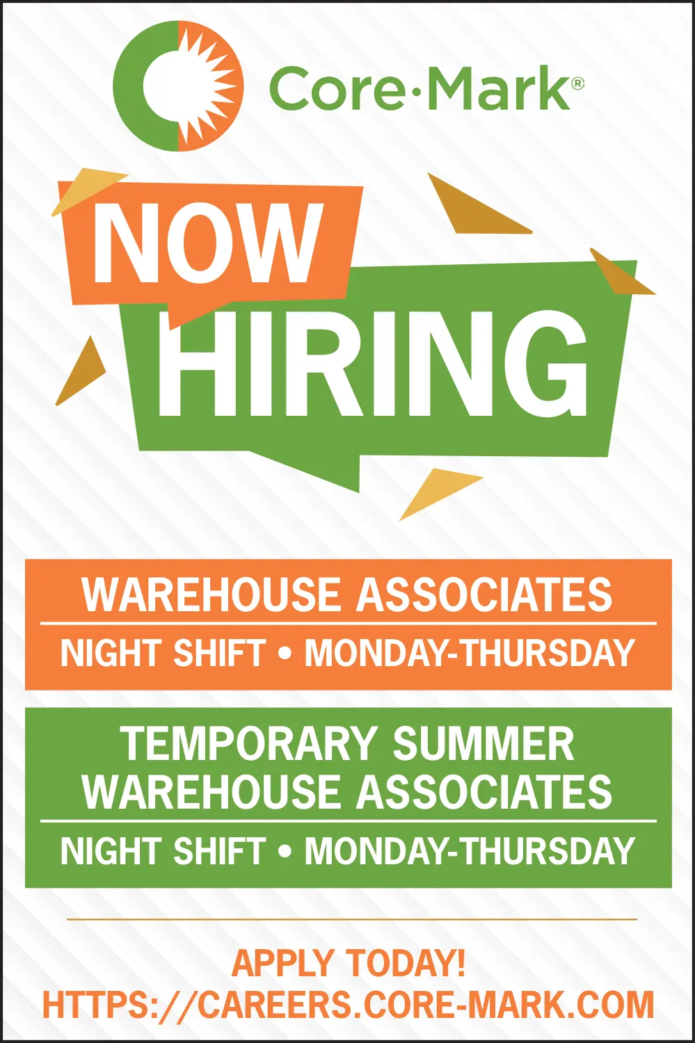 Core-Mark Warehouse Careers in Iowa