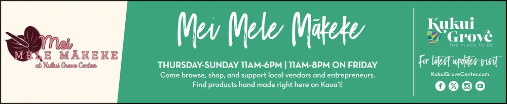 Shop Mei Mele Makeke at Kukui Grove Center – Kauai, HI
