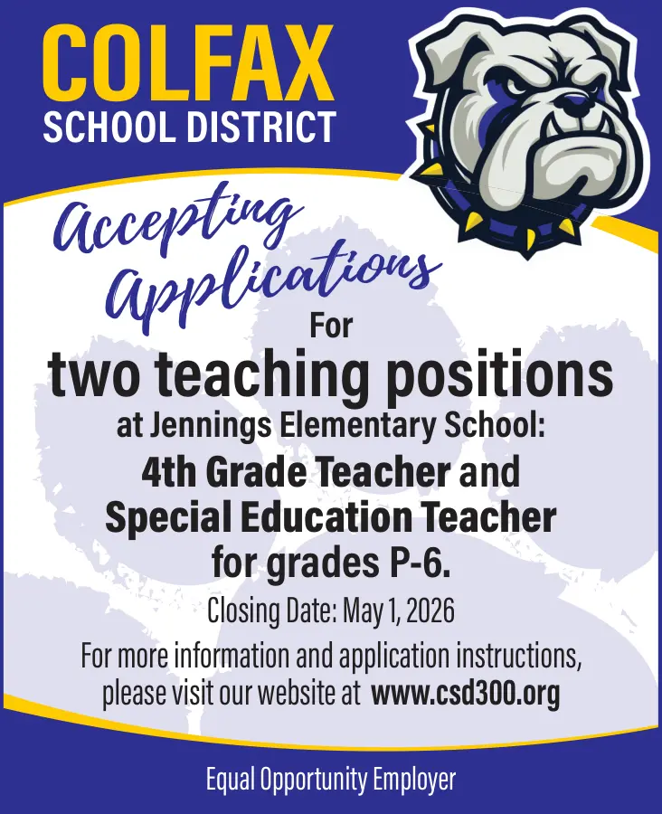 4th Grade & Special Education Teacher Jobs – Colfax, WA