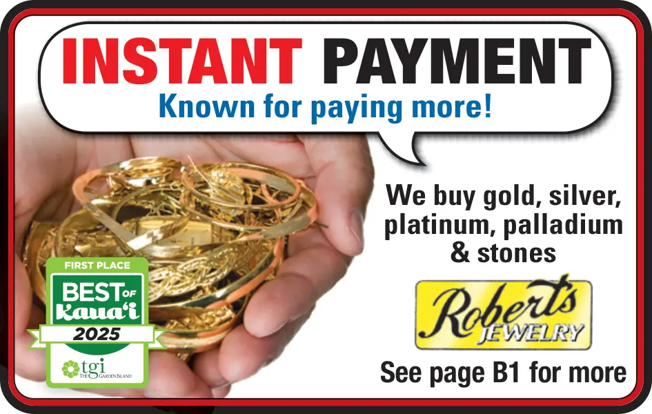 Sell Gold, Silver & Jewelry Instantly in Kauai, HI