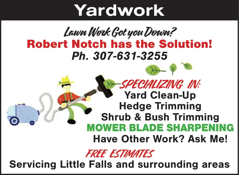 Yard Clean-Up and Hedge Trimming in Little Falls, Central Minnesota