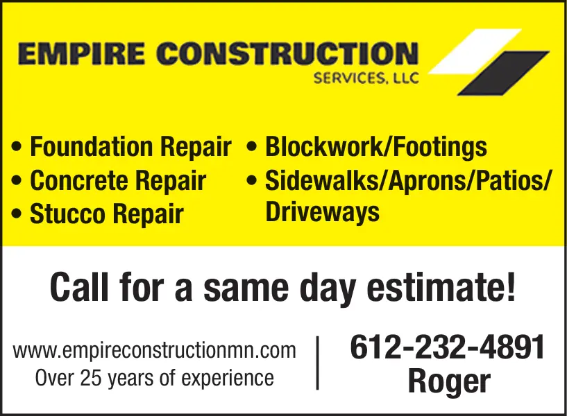 Foundation Repair and Concrete Services in Central Minnesota