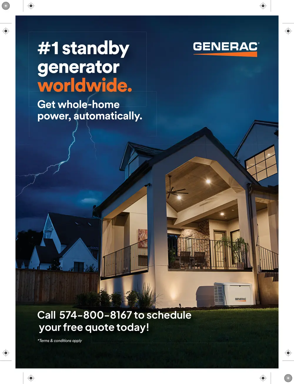Generac Standby Generators | Power Solutions for Indiana Homes