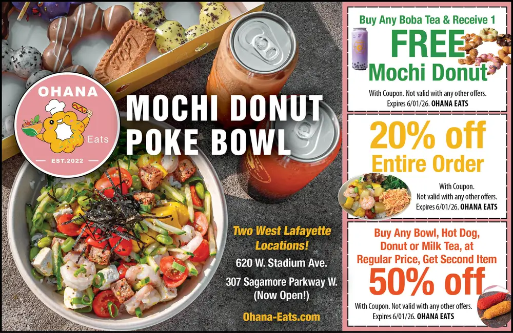 Ohana Eats – Mochi Donuts & Poke Bowls in West Lafayette, Indiana
