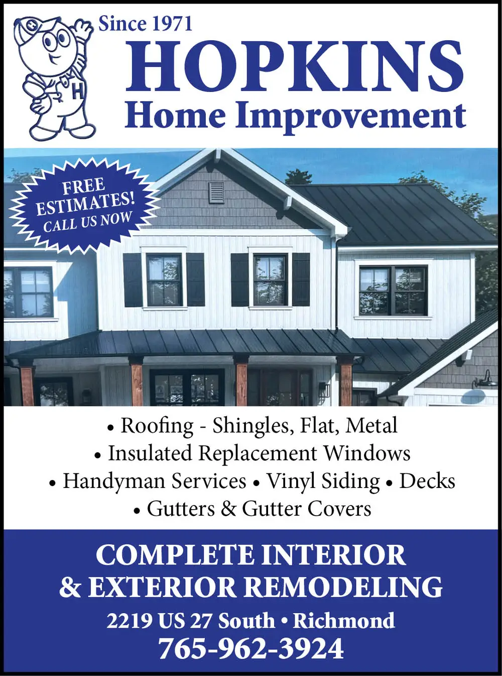 Home Improvement & Remodeling Experts in Richmond, Indiana