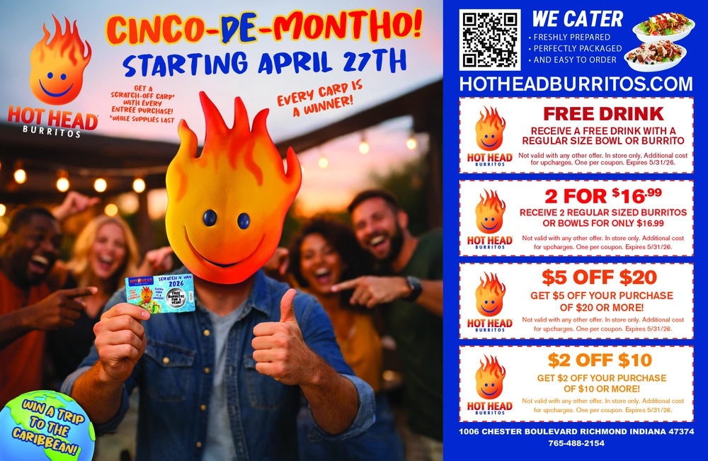 Hot Head Burritos – Fresh Mexican Eats in Richmond, Indiana