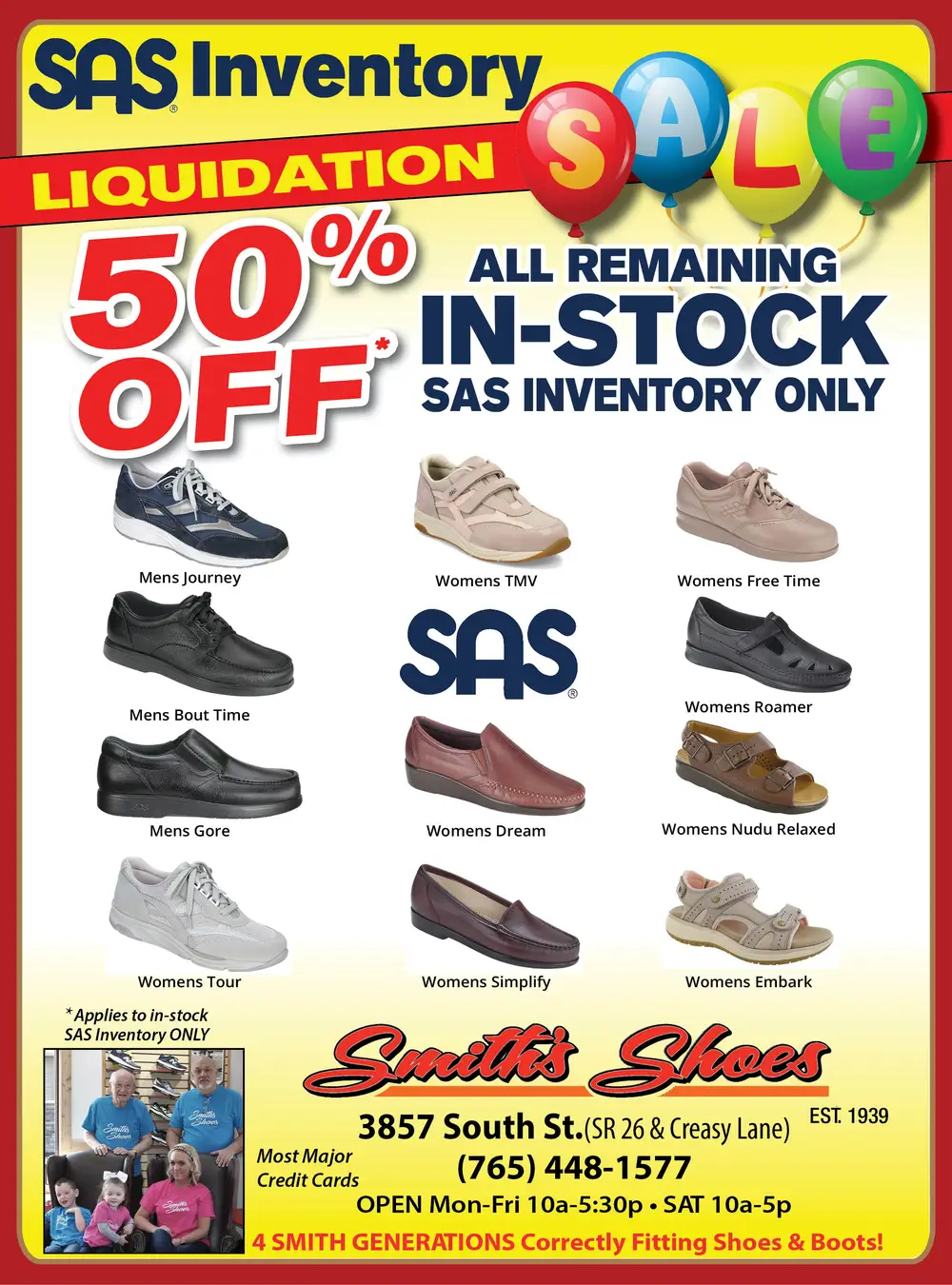 Smith's Shoes – Lafayette, Indiana's Trusted SAS Shoe Experts
