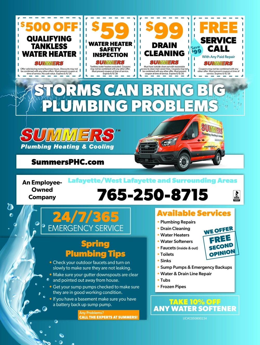 Expert Plumbing, Heating & Cooling in Lafayette, Indiana