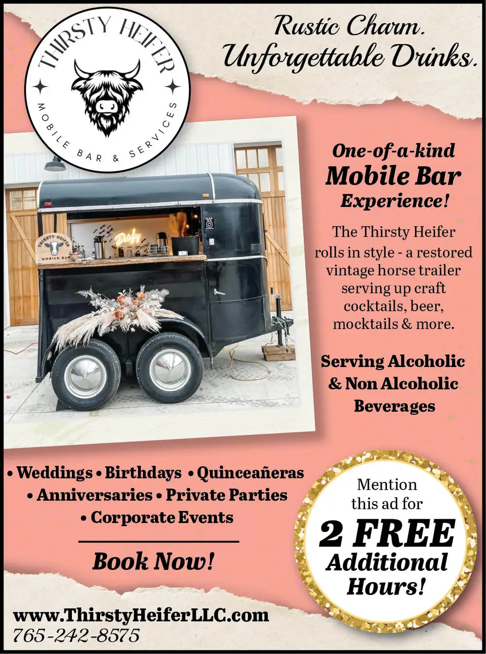 Thirsty Heifer Mobile Bar & Services – Indiana’s Premier Event Bar