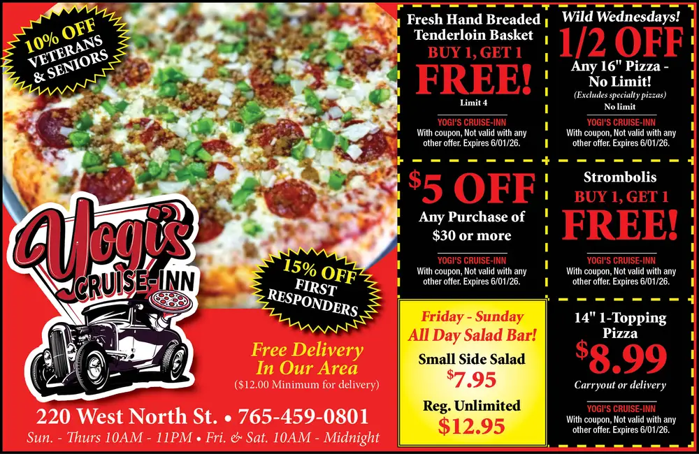 Yogi's Cruise-Inn – Pizza, Tenderloin & More in Kokomo, Indiana