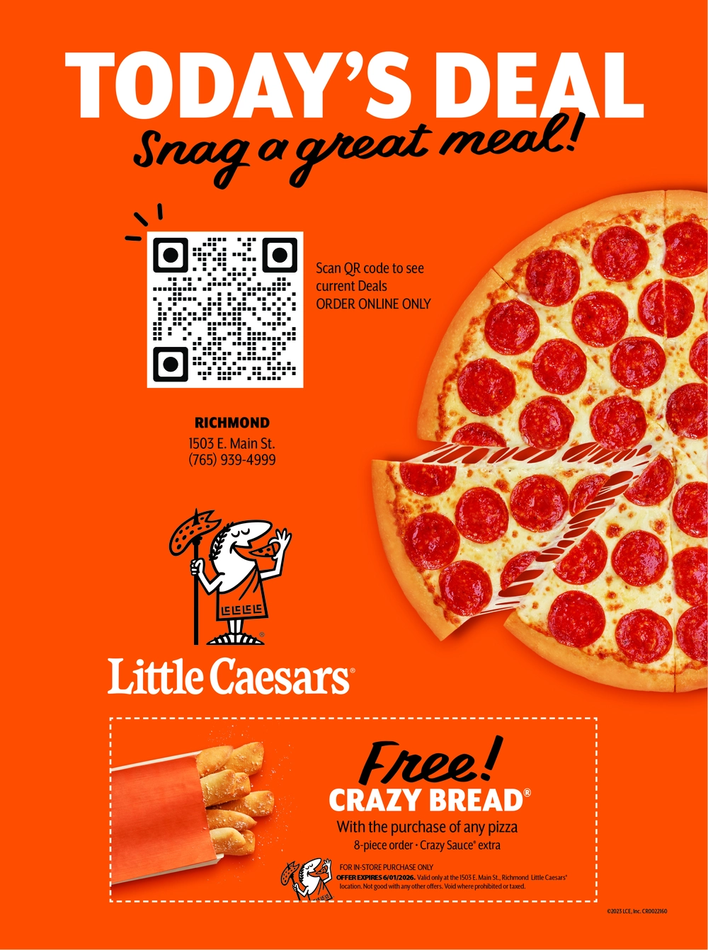 Little Caesars Pizza in Richmond, Indiana