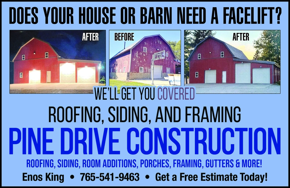 Roofing, Siding & Framing Experts in Indiana | Pine Drive Construction