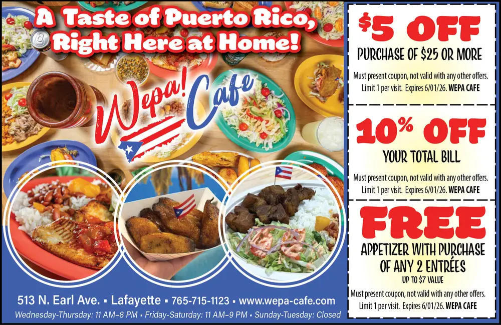 Authentic Puerto Rican Cuisine in Lafayette, Indiana