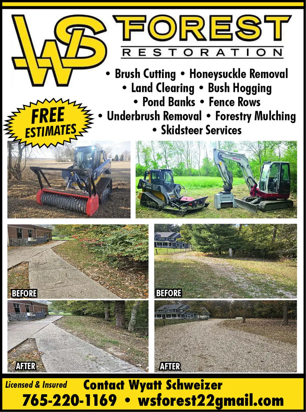 WS Forest Restoration – Land & Brush Services in Indiana
