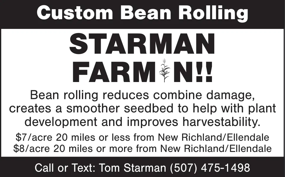 Custom Bean Rolling Services in New Richland/Ellendale, MN