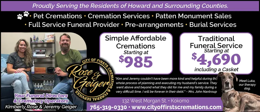 Funeral & Cremation Services in Kokomo, Indiana