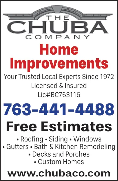 Home Improvements, Roofing & Siding in Central Minnesota